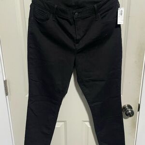 Old Navy Black Rockstar Super Skinny Jeans